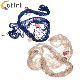 Cotini ตาข่ายตกแต่งผนังรูปปลาทะเลสําหรับตกแต่งปาร์ตี้ทะเล