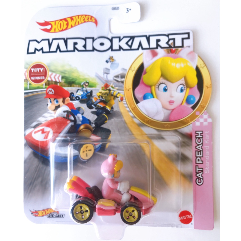 Hot Wheels 987NGBG25 Mario Kart Cat Peach Standard Kart Shopee Thailand