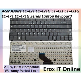 Acer Aspire E1-471 E1-471G E1-421 E1-421G E1-431 E1-431G Series 9Z.N3L82.คีย์บอร์ดแล็ปท็อป E1D NK.I1417.05C