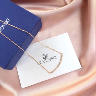 สร้อยคอ Swarovski แท้  Smile necklace only one  พิเศษ สร้อยคอ ของขวัญ งานสังสรรค์ สร้อยคอ ของขวัญวันเกิด ของขวัญคริสต์มา