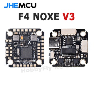 Jhemcu F4 NOXE V3 F411 ตัวควบคุมการบิน 5V 10V BEC OSD Baro BlackBox 2-6S LIPO 20X20 มม. สําหรับโดรนบังคับ FPV