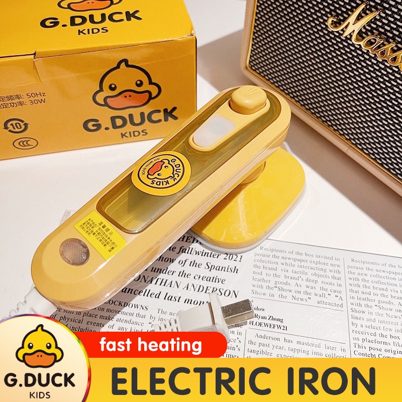 g-duck-เครื่องรีดไอน้ำถนอมผ้า-เตารีดไอน้ำ-สะดวกสบาย-ราคาถูกสุดๆ-เตารีดไอน้ำพกพา-steam-iron-เตารีด