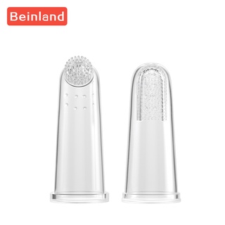 Beinland 2pcs Baby Finger Toothbrush Silicon Toothbrush Children Teeth Clear Soft Silicone Infant Tooth Brush