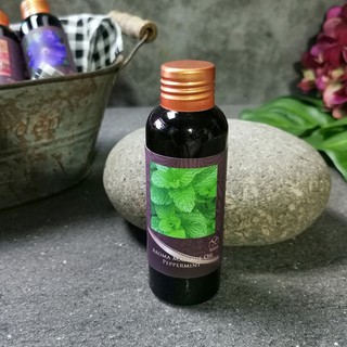 BYSPA น้ำมันนวดตัวอโรมา Aroma massage Oil กลิ่น Peppermint 100 ml.