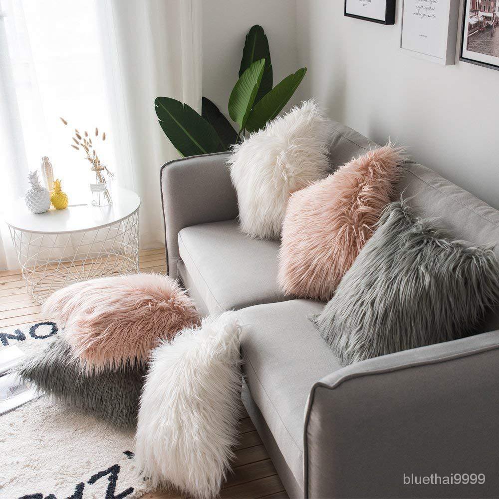 บลูไดมอนด์-soft-fur-plush-cushion-cover-home-decor-pillow-covers-living-room-bedroom-sofa-decorative-pillowcase-45x45cm