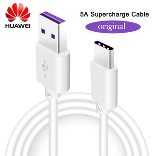 แท้ สายชาร์จ USB 5A Type C สําหรับ Huawei P30 P20 Pro lite Mate20 10 Pro P10 Plus lite USB 3.1 Type-C