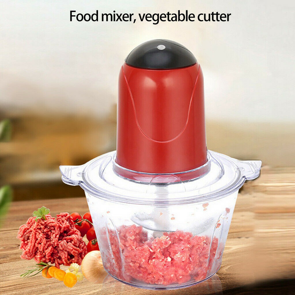 ภาพหน้าปกสินค้าเครื่องปั่นอาหารไฟฟ้า เครื่องบดเนื้อสัตว์ Electric Food Chopper จากร้าน yayastore2018 บน Shopee