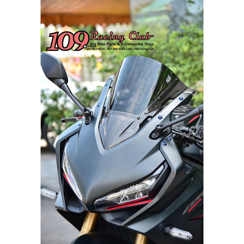 ใหม่ล่าสุด-ชิวหน้า-k2-ตรงรุ่น-cbr650r-2019-ลายเคฟล่า