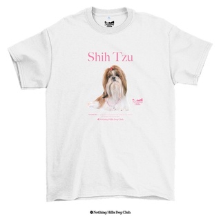 เสื้อยืดลาย SHIH TZU (ชิสุ) Classic Cotton Unisex by 【Nothing Hills】 ใหม่