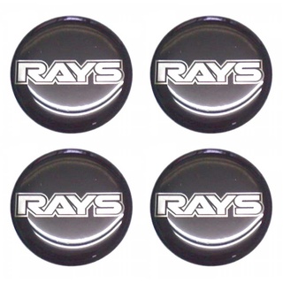 58mm. สติกเกอร์ RAYS สติกเกอร์ติดดุมล้อ สติกเกอร์เรซิ่น กว้าง 58 มิล.(5.8เซนติเมตร)