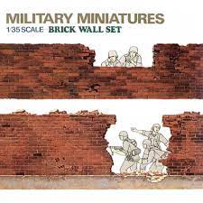 โมเดลประกอบ-tamiya-1-35-ta35028-brick-wall-set