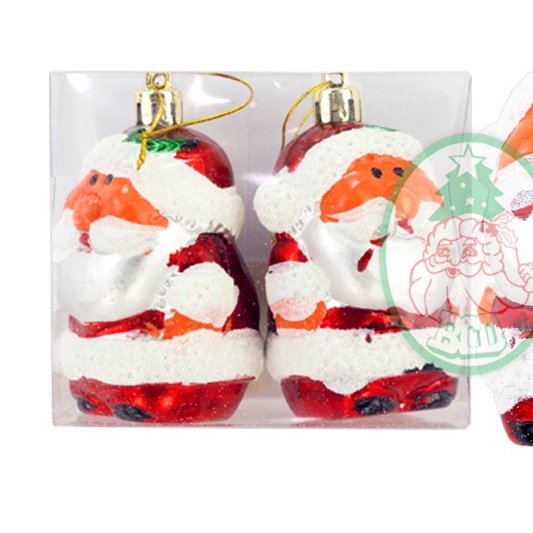 santa-pack-ซานต้าแพ็ค-จำนวน-2-ชิ้น-ขนาด-2-3-5-นิ้ว-6248-01-ออร์นาเม้นท์-ของประดับ-ของตกแต่งเทศกาลคริสต์มาส