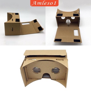 V1 กระดาษแข็ง DIY สําหรับเคส Google VR การออกแบบที่ใช้งานง่าย สะดวกสบาย