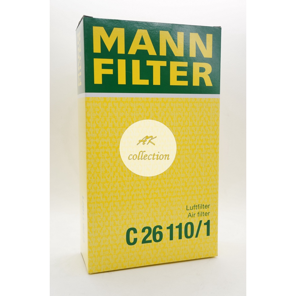 bmw-กรองอากาศ-ไส้กรองอากาศ-air-filter-mann-c26110-1-bmw-บีเอ็ม-รุ่น-e30-m40-318i-lx105