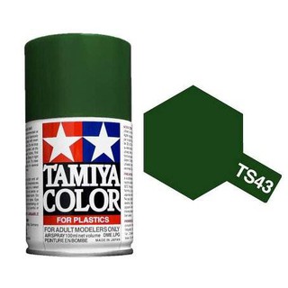 Tamiya Spray Color สีสเปร์ยทามิย่า TS-43 RACING GREEN 100ML