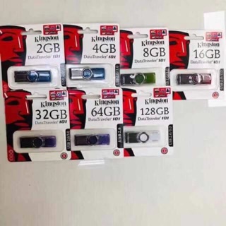 ภาพขนาดย่อของสินค้าKingston USB Flash Drive 2GB 4GB 8GB 16GB 32GB 64GB 128GB รุ่น DT101 แฟลชไดร์ฟ แฟลชไดร์