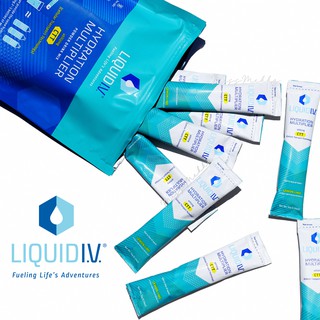 สินค้า Liquid I.V. Hydration Multiplier น้ำอิเล็คโทรไลท์ Liquid IV 16g (ราคาต่อ 1 ซอง/พร้อมส่ง)