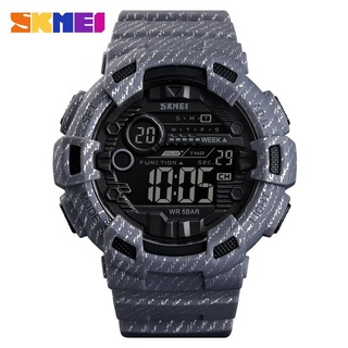 SKMEI Sport Watch Men Fashion Digital Wristwatches Mens Week Date Stopwatch Relogio Digital 2Time Countdown Montre