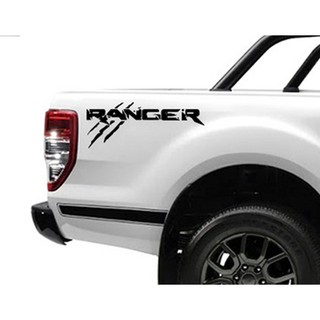 ภาพหน้าปกสินค้าสติ๊กเกอร์ ติดข้างรถ คาดข้างรถ ฟอร์ด เรนเจอร์ อุปกรณ์แต่งรถ รถแต่ง รถซิ่ง รถกระบะ Ford Ranger 40 x 15 ซม. จำนวน 2 แผ่น ที่เกี่ยวข้อง