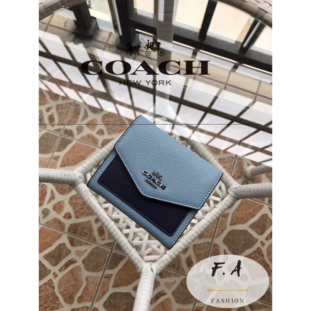 f-a-ของแท้-100-coach-กระเป๋าสตางค์สุภาพสตรี-กระเป๋าสตางค์-กระเป๋าสตางค์เหรียญ-คลิปสั้น-หนังว-59972