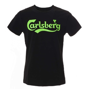 [S-5XL] เสื้อยืดคอกลม ผ้าฝ้าย Carlsberg สําหรับผู้ชาย และผู้หญิง