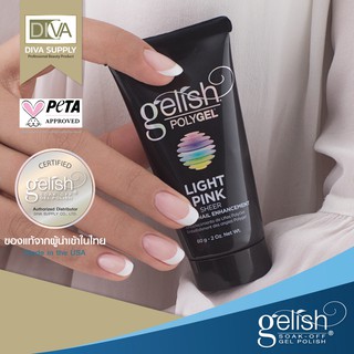 โพลี่เจลต่อเล็บGelish POLYGEL 60 g.เจลต่อเล็บ ไม่ไหล จบงานเร็ว ติดทนนาน ไม่เหม็น ไม่เจ็บหน้าเล็บ ล้างออกไ