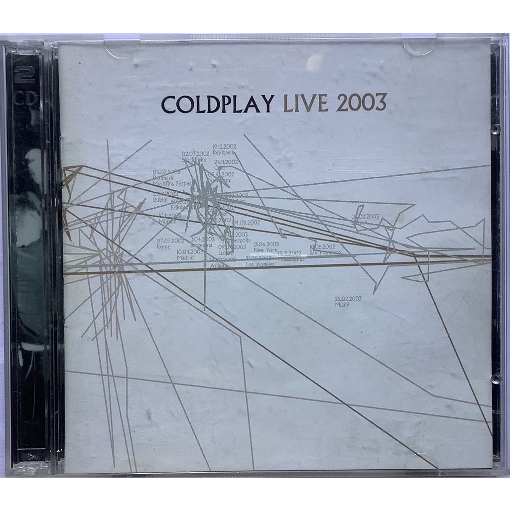 Cd vcd coldplay live 2003 shopee thailand