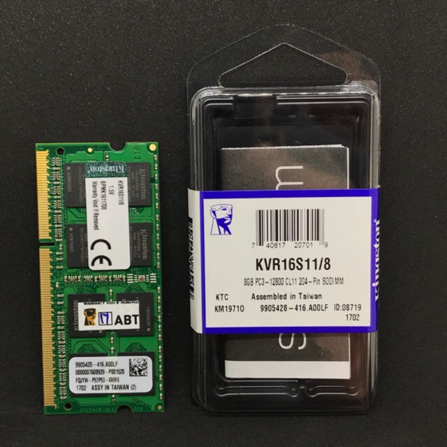 ram-kingston-kvr-for-notebook-bus-1600-nb-ddr3-8gb-kvr-16s11-8wp-ของใหม่