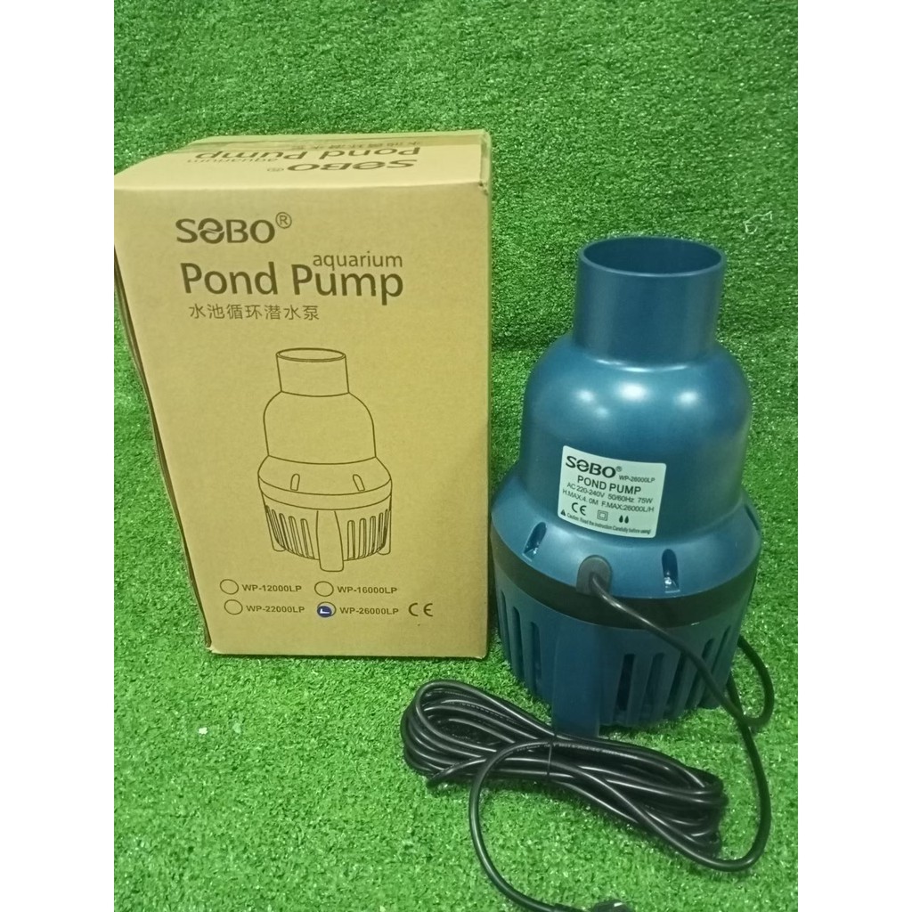 sobo-wp-26000lp-eco-pump-pond-pump-ปั้มน้ำประหยัดไฟ-ปั๊มน้ำ-ปั๊มแช่-ปั๊มน้ำพุ-ปั๊มน้ำบ่อปลา-ปั๊มน้ำบ่อกรอง-wp26000lp