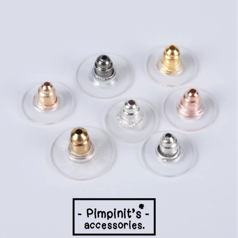 ʕ •ᴥ•ʔ พร้อมส่ง : แป้นต่างหูโลหะแบบจาน 7 สี | 7 Colors Plate Earring ...