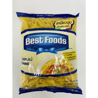 Best Foods Penne(400 กรัม) เบสท์ฟู๊ดส์ เส้นเพนเน่ เหนียวนุ่ม สไตล์อิตาเลียน