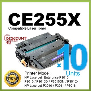 Discount4U ตลับหมึกเลเซอร์ Toner HP CE255X / CE255 / 255X / CE255 / 255 / 55X/55 For HP P3010/P3015/P3015d/P3015dn/P3015