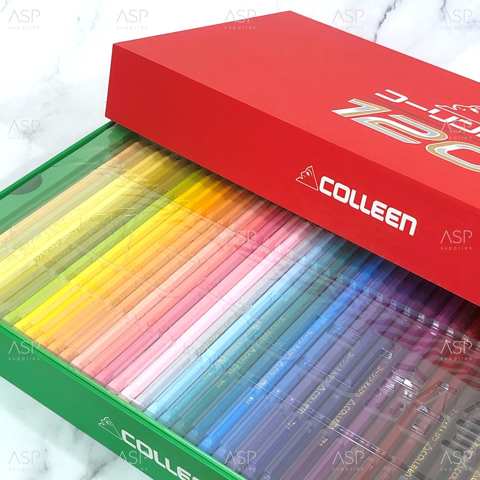 สีไม้-ดินสอสีคอลลีน-สีคอลลีน-colleen-ดินสอสีไม้-รุ่นหัวเดียว-สีธรรมดา-120-สี