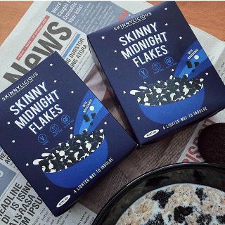 ภาพหน้าปกสินค้า⚡พร้อมส่งเจ้าแรก!⚡🥣Skinnylicious Midnight Flakes ซีเรียล vegan รสคุกกี้แอนด์ครีม ซึ่งคุณอาจชอบราคาและรีวิวของสินค้านี้