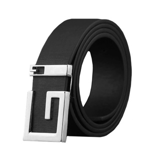 เข็มขัดผู้ชาย เข็มขัดทำงาน เข็มขัดแฟชั่น Mens Fashion Belt รุ่น G Buckle 2019 1128