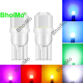 Bhoimo 2021 หลอดไฟเซรามิก T10 Led W5W Led 194 168 501 4 Smd 3014 สําหรับติดป้ายทะเบียนรถยนต์รถจักรยานยนต์