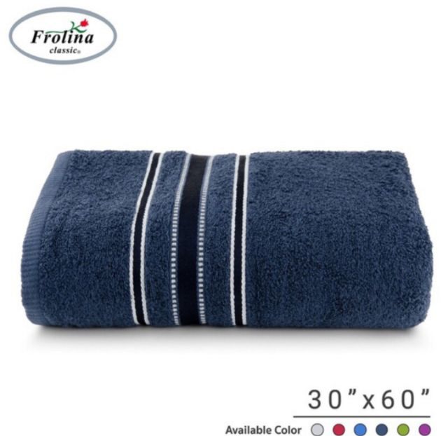 ผ้าขนหนู-frolina-สีเข้ม-ขนาด-30-60-นิ้ว