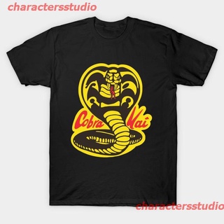 charactersstudio 2022 เสื้อยืดแฟชั่นผู้ชายคอกลม Cobra Kai sale