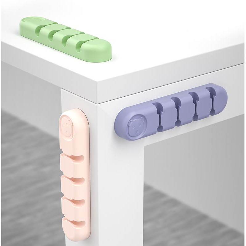 อุปกรณ์ยึดสายไฟสี่รู-ตัวยึดสายเคเบิ้ล-ที่ยึดสายusb-ที่ยึดสายหูฟัง-กิ๊ฟตีสายไฟ-ตัวยึดอเนกประสงค์