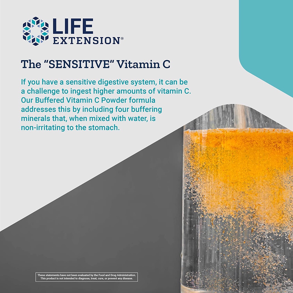 ภาพหน้าปกสินค้าLife Extension Buffered Vitamin C Powder /454 Grams จากร้าน leaflifevitamins บน Shopee