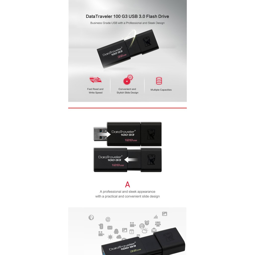 แฟลชไดรฟ์-kingston-usb-ความเร็วสูง-32-gb-64gb-128-gb