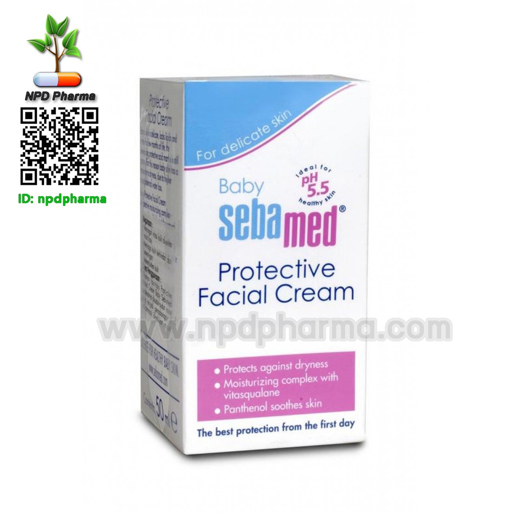 Sebamed Baby Protective Facial Cream 50ml ซีบาเมด เบบี้ โปรเทคทีฟ