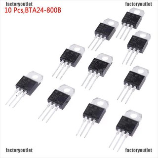 [factoryoutlet] วงจรรวม BTA24-800B BTA24 TRIAC 24A 800V 10 ชิ้น