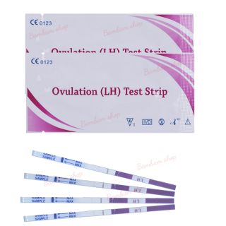 Ovulation test strip (LH)💢ตรวจไข่ตก😘ไม่ระบุชื่อสินค้าหน้ากล่องพัสดุ