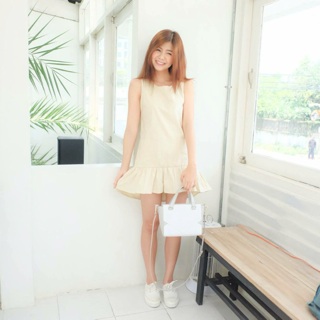 Poppy dress cream