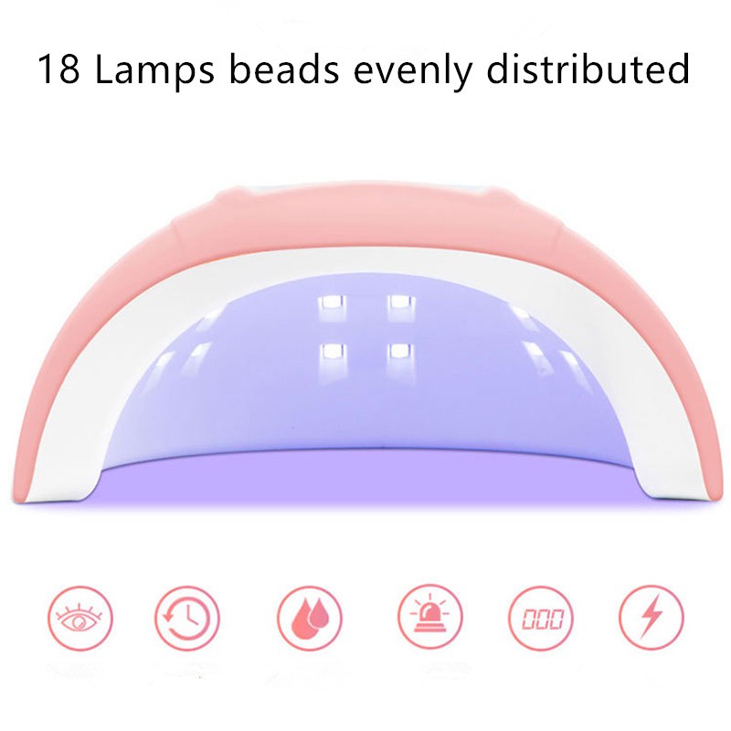 เครื่องอบเล็บเจล-nail-lamp-36w-แห้งไวมาก-smart-lamp-เครื่องอบเล็บ