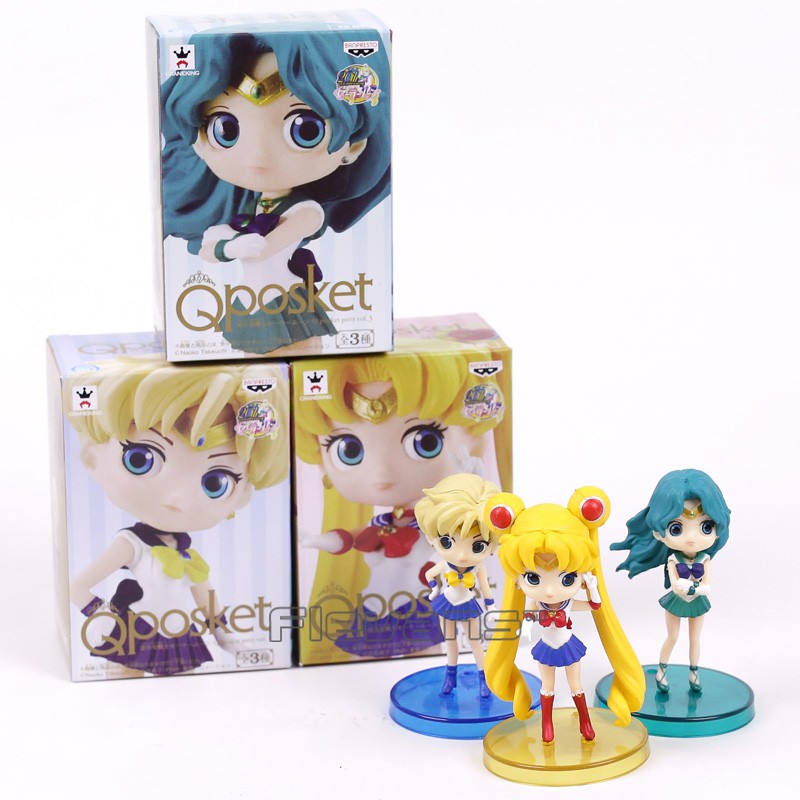 ภาพสินค้าQPosket Sailor Moon figure model โมเดล เซเลอร์มูน ฟิกเกอร์ 3 ชิ้น/เซ็ต (A/B/C) ของเล่น ของสะสม ของขวัญ จากร้าน pattrawuth บน Shopee ภาพที่ 8