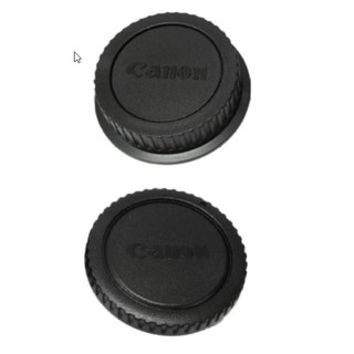 Canon Rear Lens Cap ฝาปิดท้ายเลนส์ + Body Cap ฝาปิดบอดี้ Canon DSLR