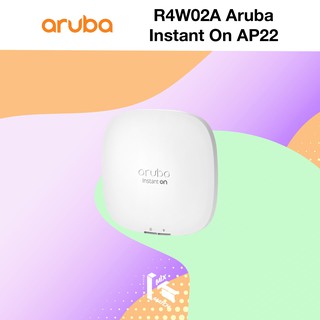 ภาพหน้าปกสินค้าAruba Instant On AP22 (R4W02A) (RW) Access Point 2x2 11AX. Wi-Fi 6 ซึ่งคุณอาจชอบราคาและรีวิวของสินค้านี้