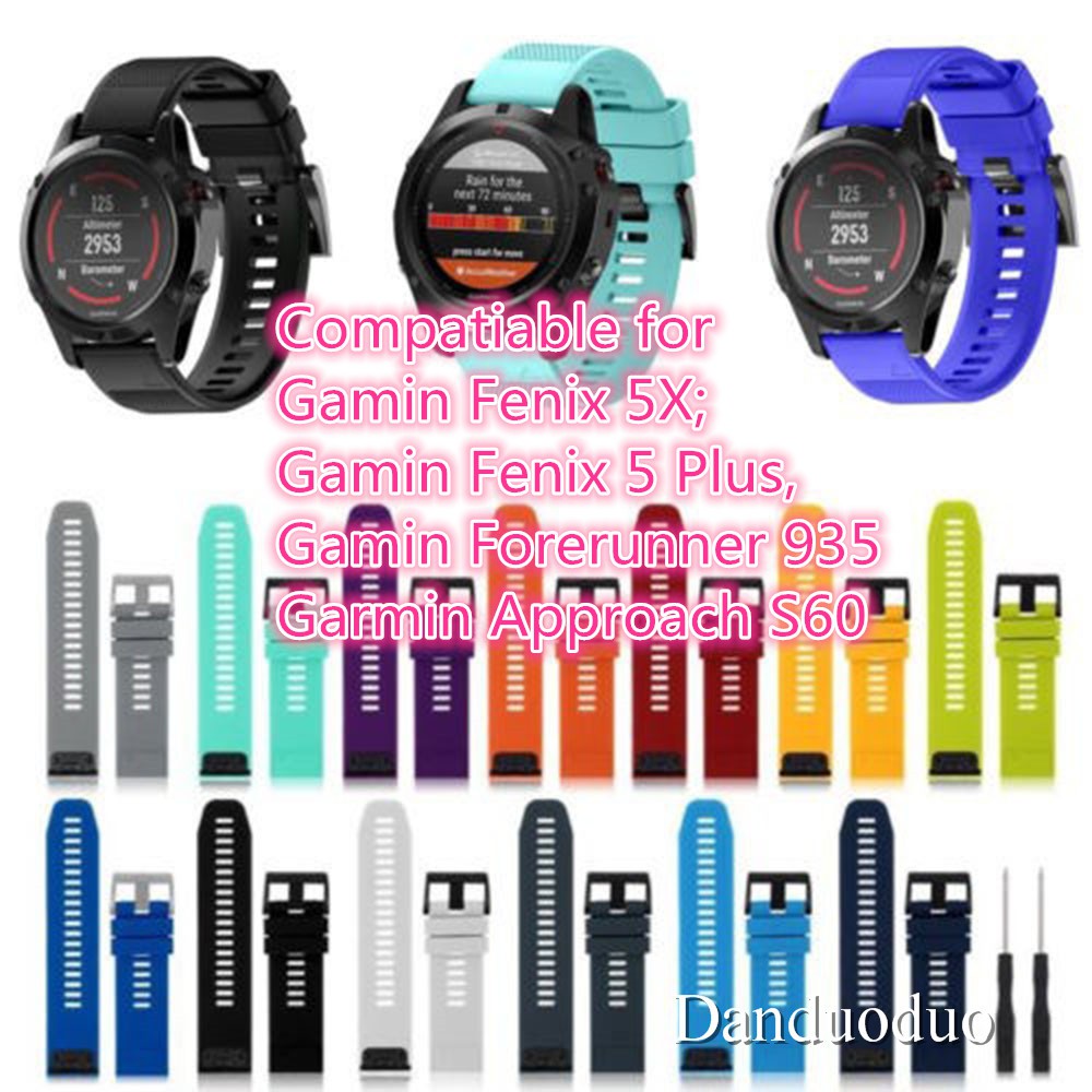 สายนาฬิกาข้อมือ-22-มมสําหรับ-gamin-fenix-5-x-fenix-5-plus-forerunner-935-approach-s-60